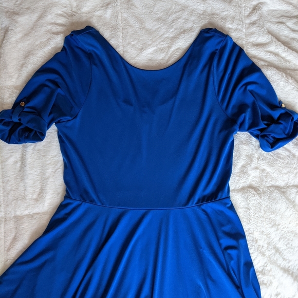 Express Dresses & Skirts - Express fit and flare royal blue dress